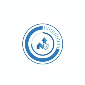 Business Health Score gauge providing a clear view of organizational performance and risk.