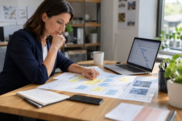 Analytics dashboards used to identify priorities and improve performance.