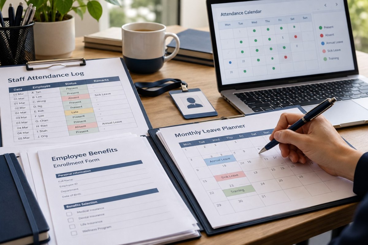 Attendance, leave and benefits
