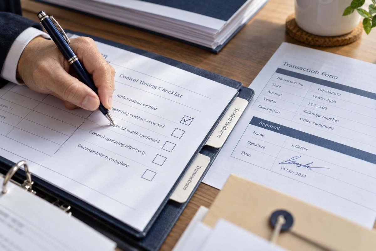 Control design and operating effectiveness